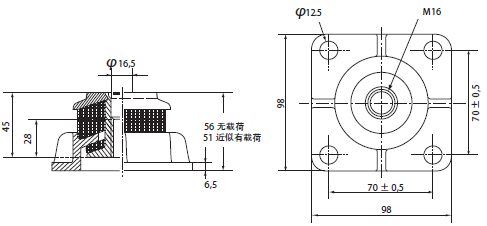 金属丝减震器-V402-MG(图1)