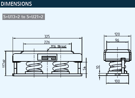 S-U 钢弹簧减震器 S-U13-2 至 S-U21-2(图1)