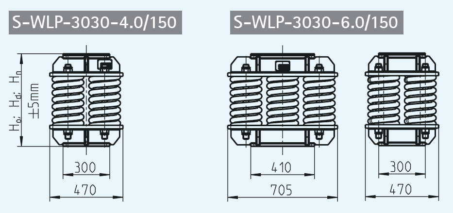 S-WLP 钢弹簧减震器 S-WLP-3030.../150(图1)