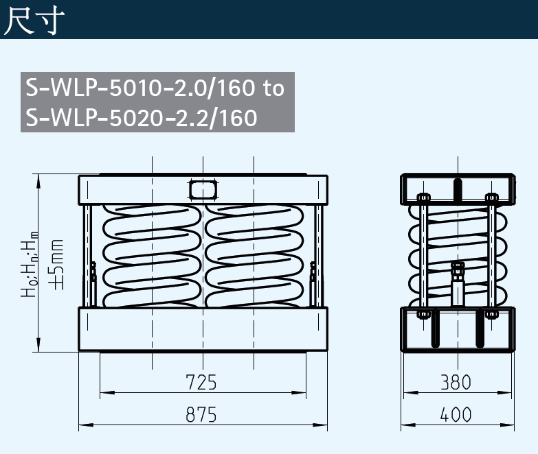 S-WLP 钢弹簧减震器 S-WLP-50.../160(图1)