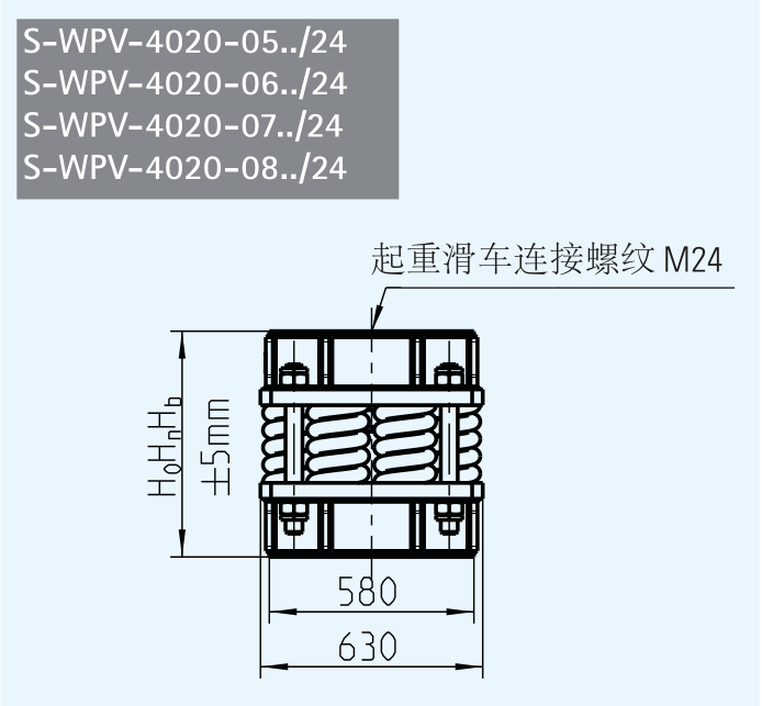 S-WPV 钢弹簧减震器 S-WPV-4020.../24(图1)